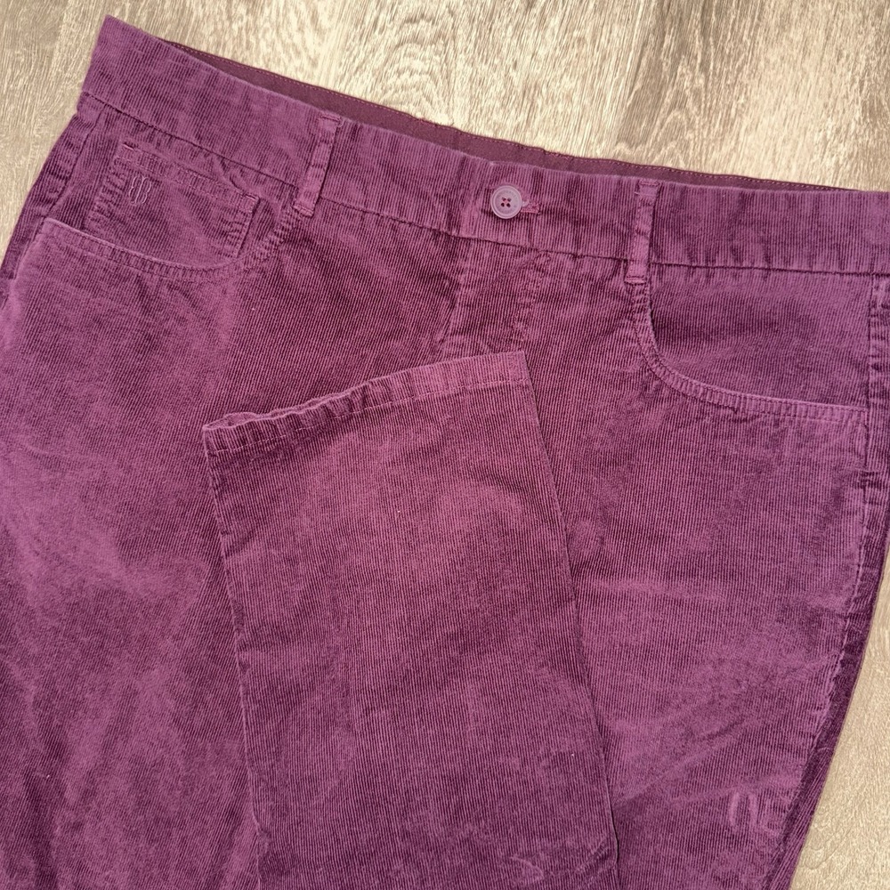Holderness And Bourne The Baxter Corduroy Pants Men's 34x32 Port Red Burgundy